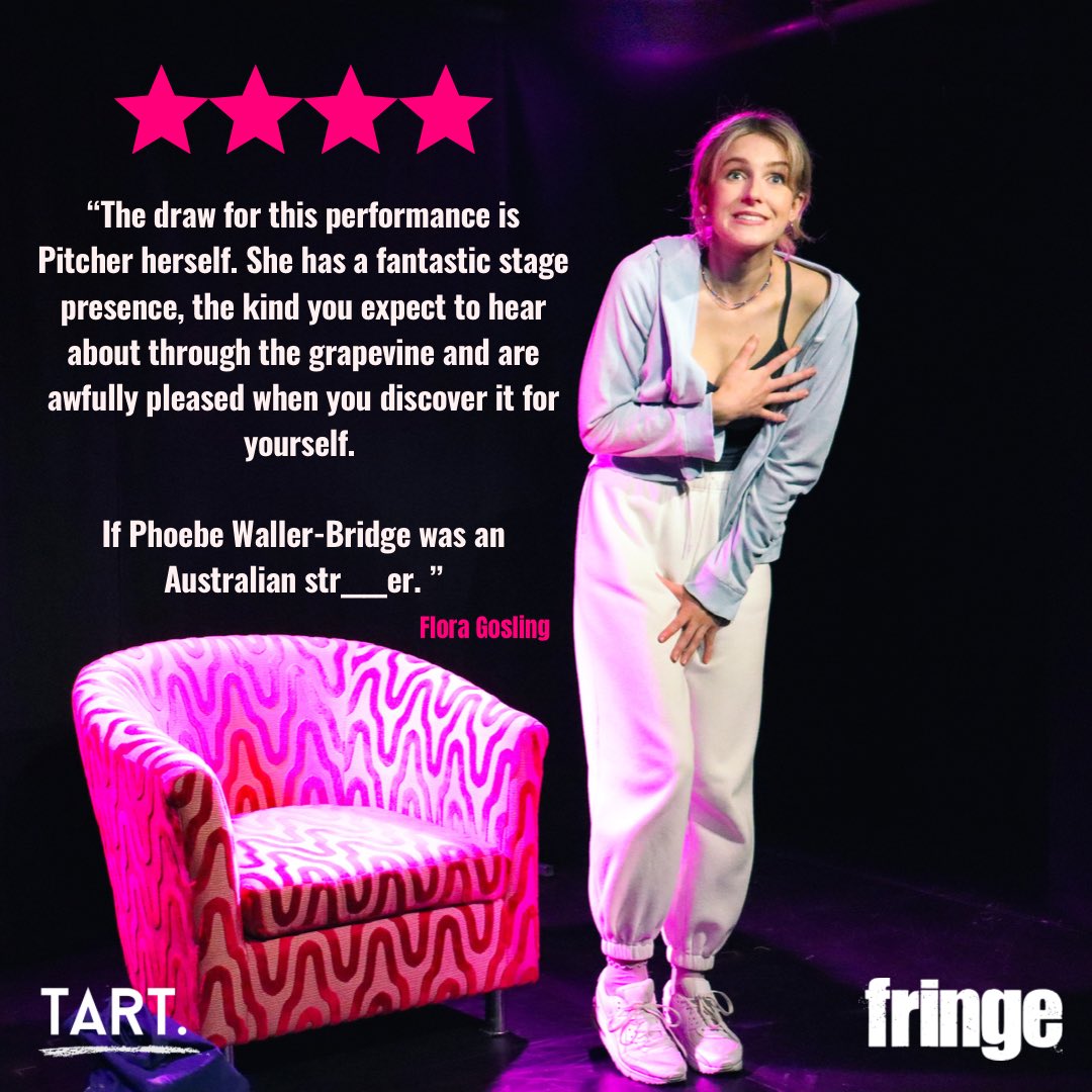 Flora’s beautiful ⭐️⭐️⭐️⭐️ review of Poles. I’ll take the Phoebe comparison just this once 😍 

<a href="/ThePleasance/">Pleasance</a> <a href="/edfringe/">Edinburgh Festival Fringe</a> 

#edfringe #edinburgh #polestheplay #darkcomedy #pole #edfringe22