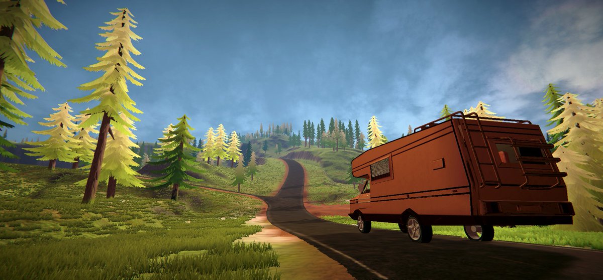 No Man's North visual updates! We've just about worked out how to get the new RV into the environment. Who's ready to hit the road?🚙❄️️