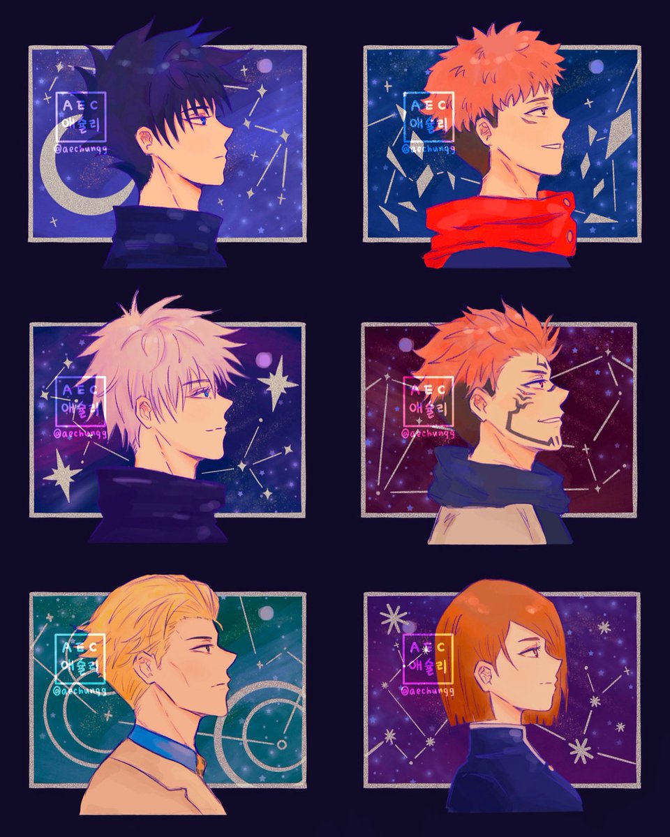 JJK star gazing 💫 planning on making these silver foil washi tape!! Perhaps charms as well (?)

#JujutsuKaisen 
