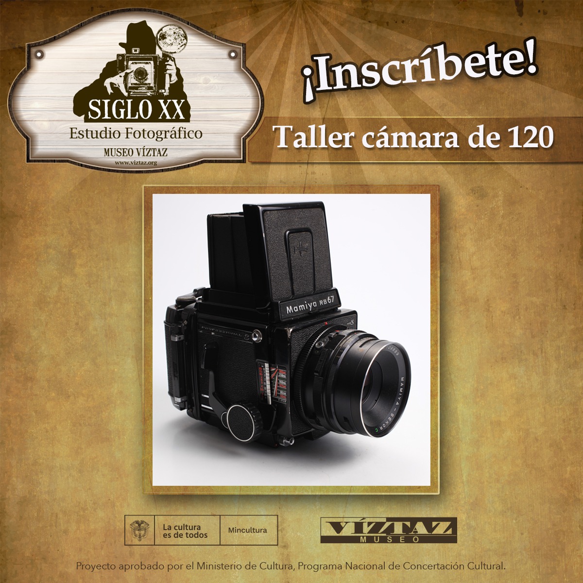 ViztazMuseo's tweet photo. ¿Te animas a ser partícipe del revelado del rollo fotográfico de 120 y de la realización de copias en papel?. ¡Inscríbete es gratis!
https://t.co/2LYlstEQRs

@mincultura @elponcherazo https://t.co/THHzPrygeW
