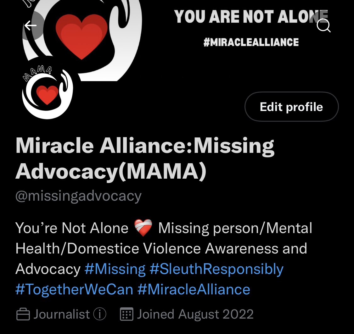 truecrimereplay's tweet image. 💜 Excited to work together for the missing, justice, &amp;amp; prevention with my TCR team as well as many integral champions for families in the community @MissingAdvocacy on Twitter &amp;amp; Facebook.com/missingadvocacy #SleuthResponsibly #FamiliesAreWatching #MiracleAlliance #TrustTheFamily ☮️💜