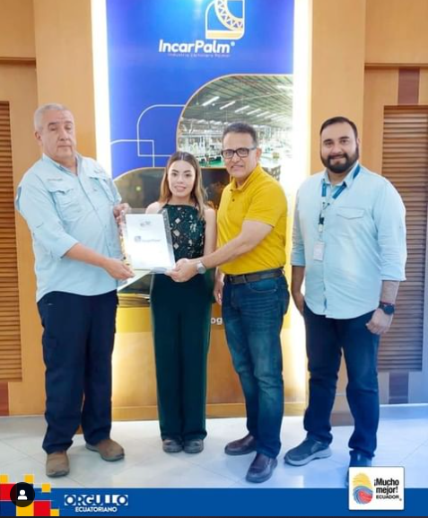 Industriasgye's tweet photo. Felicidades a nuestro afiliado @Incarpalm_ec por el premio recibido por parte de @Ecuador_calidad 👏🎉

👉https://t.co/l0XGTbpcaF https://t.co/EPoUO3BQ12