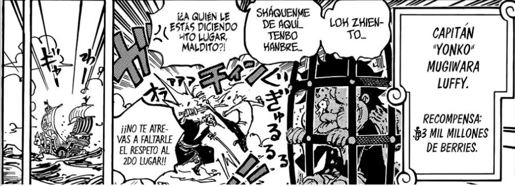 OnePieceBattle's tweet photo. #ONEPIECE1058 

Cómo echaba de menos estas tonterías en el Sunny, la pobre cara de Luffy pidiendo perdón y el pique mítico ya entre Zoro y Sanji por las recompensas, les quiero muchísimo 

Tengo que decir que me ha sorprendido que Jinbe tenga más recompensa que Sanji https://t.co/LfqF74m35F