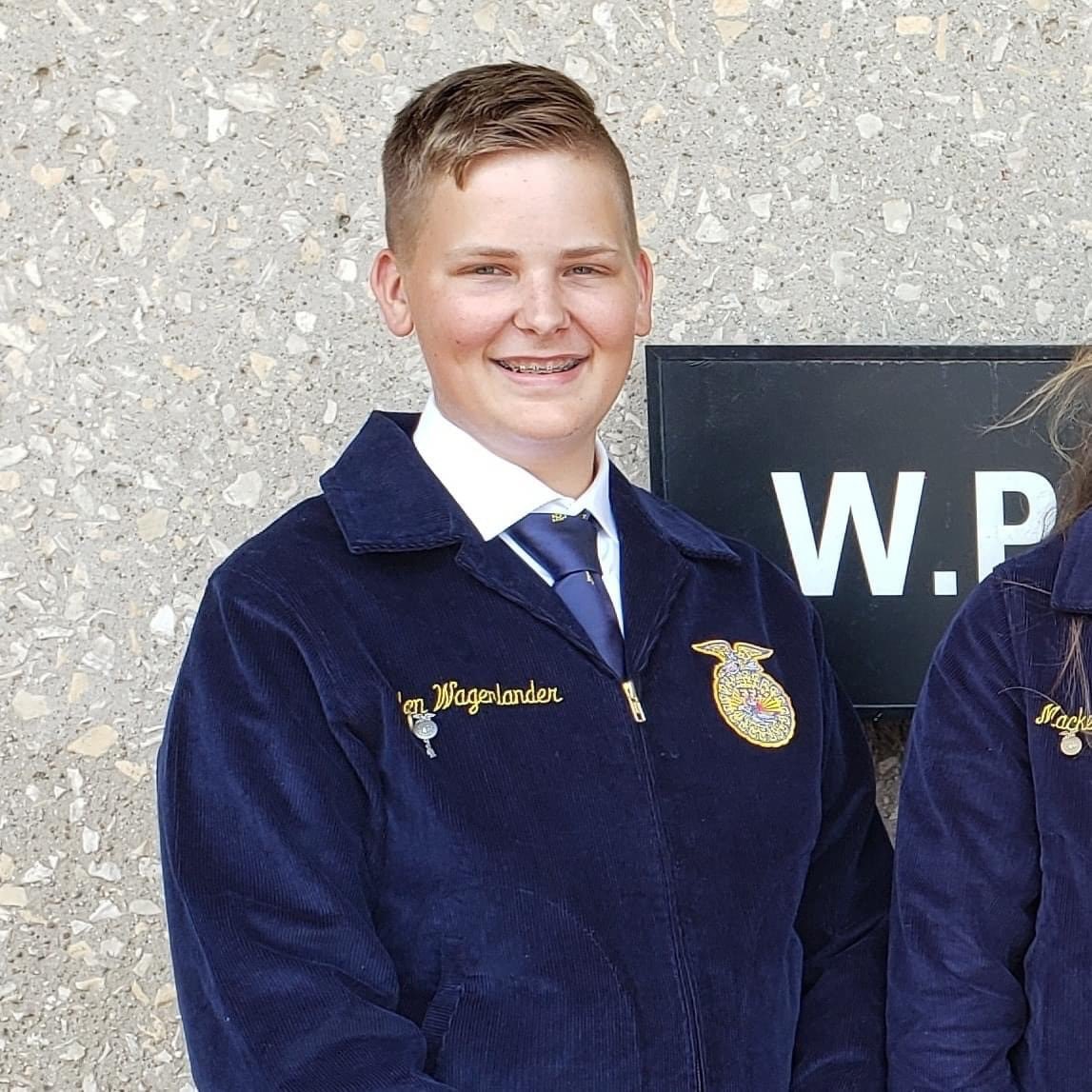 RCHS_Jaguars's tweet photo. Congratulations to our FFA Communications Team on placing 2nd in the state over the summer. Also, Aiden Wagenlander placed as High Individual in the Ag Communications CDE. Go Jags! https://t.co/WE67BOApDa