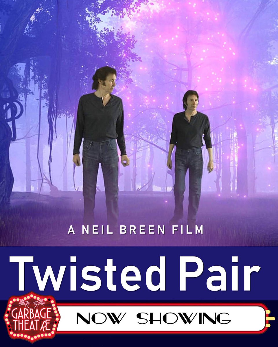 Garbage_Theatre's tweet photo. We're baaaaaack! We've reopened the Garbage Theatre with Neil Breen's 'Twisted Pair'! Listen as John tries to convince everyone that Breen knows what metaphors are, we scour the movie for any trace of a plot and question why we decided to do this to ourselves again. https://t.co/cwPqJcCz1Y