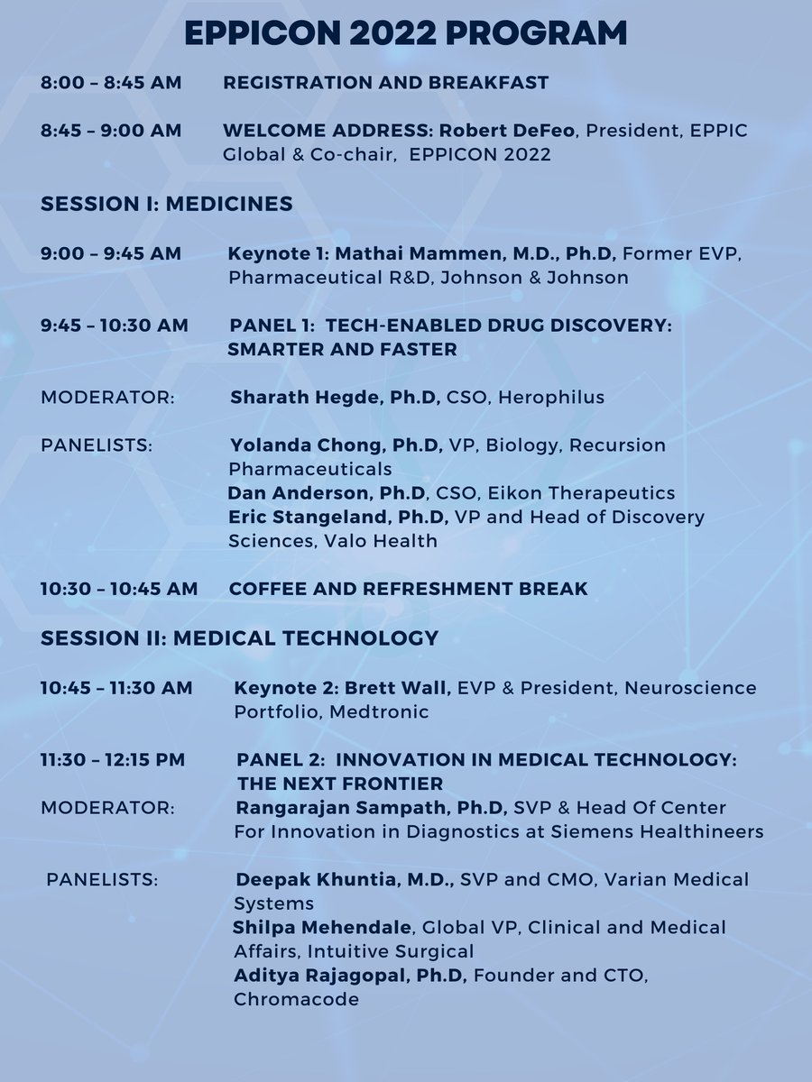 EPPIC_GLOBAL's tweet photo. EPPICon is just around the corner! Click the link below and register now to secure a spot! We are releasing the EPPICon agenda today - take a look at the line up of panelists &amp; the topics they will be discussing!
Registration link: https://t.co/fLThPTta6u
See you on September 17! https://t.co/74FBmRSJAK