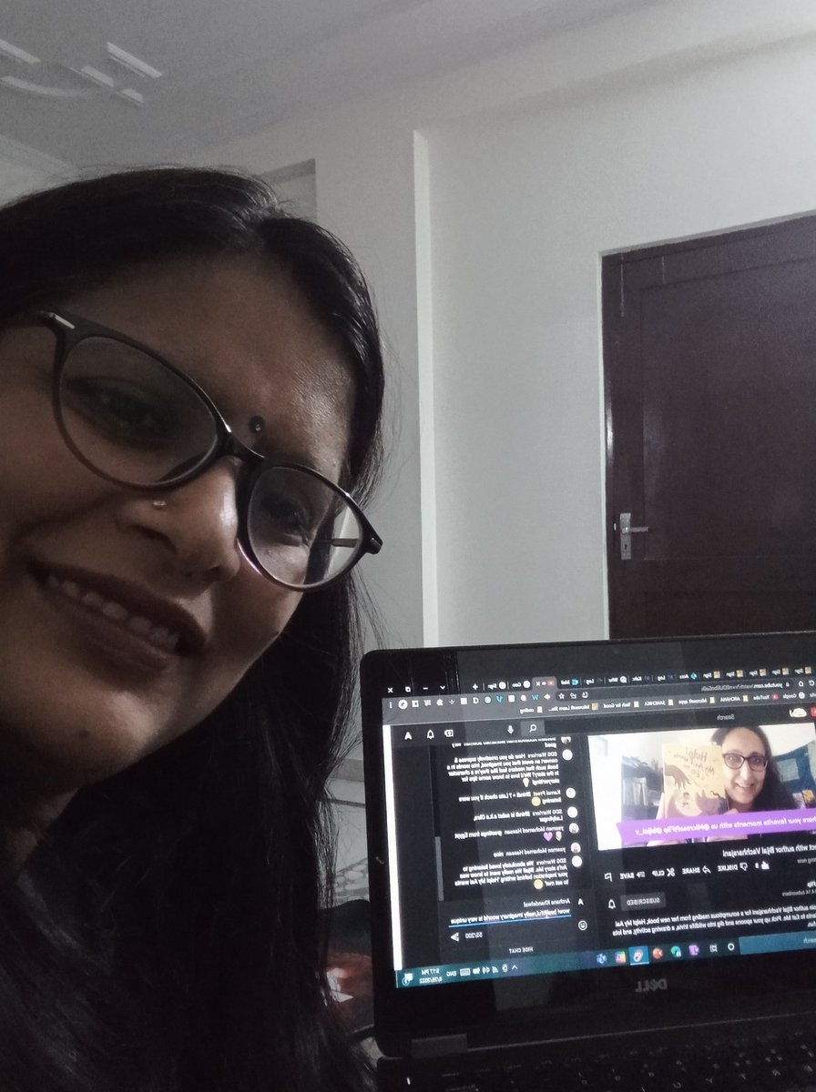 EducatorArchana's tweet photo. Wonderful session in @Flipliveevent with author @bijal_v 
Thank you @MicrosoftFlip  @dpskamal for introducing us with such a fabulous author 🥰 https://t.co/M4eEnLq4u8