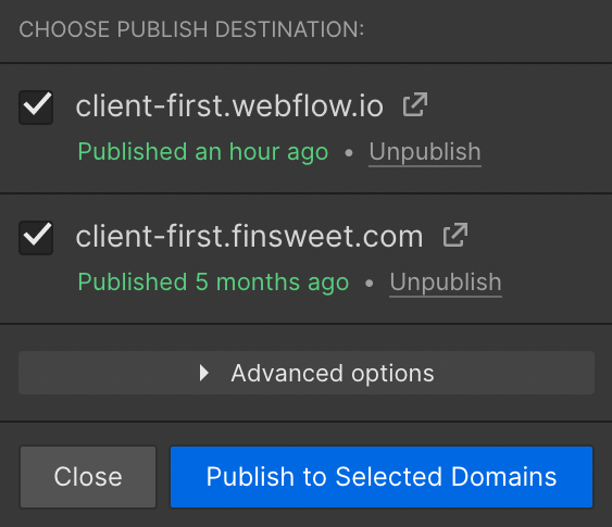 finsweet's tweet image. These are the publishes that send waves throughout your body.

5 months of work and it&apos;s go-live time 🤩

Big 👏 to the entire @thatsfinsweet team. Big win for the @webflow community.