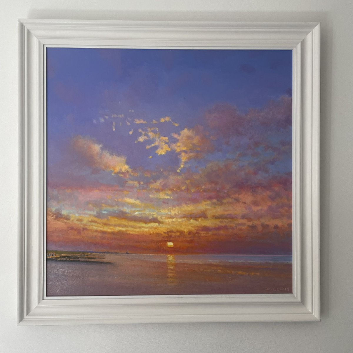 Sunset at Minnis Bay 76cm x 76cm Oil on Canvas #Minnis