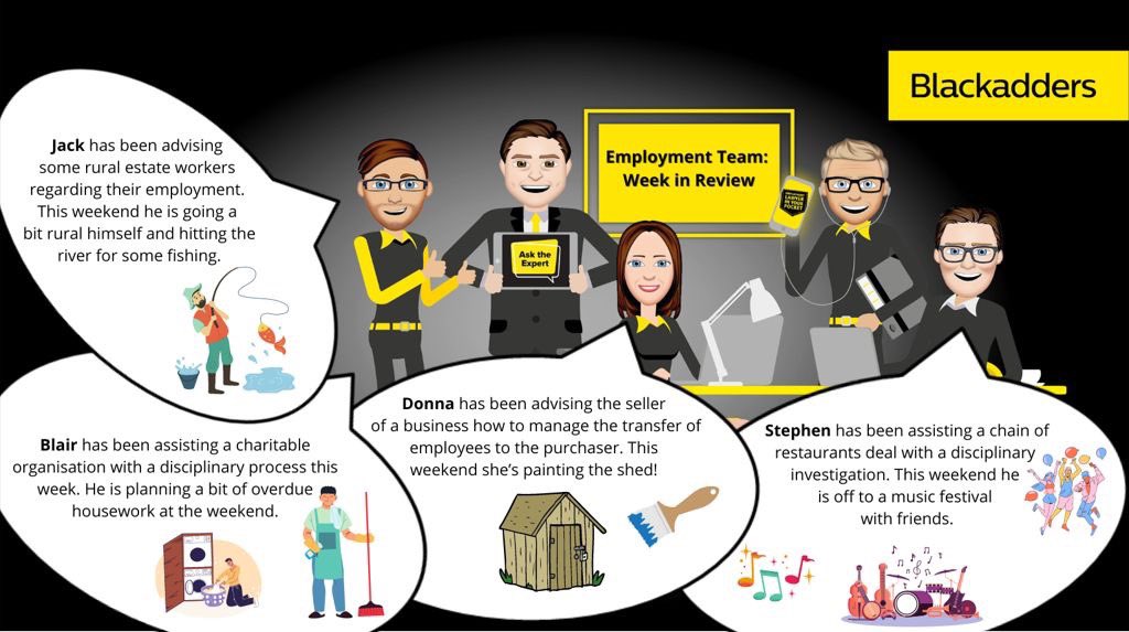 My last #WeekInReview⬇️ with the Employment Team, as I move to my new seat next week. A personal thanks to the the whole team for making it an amazing 6 months!👏

Another busy week for us all with some interesting plans lined up this weekend. Enjoy, guys!