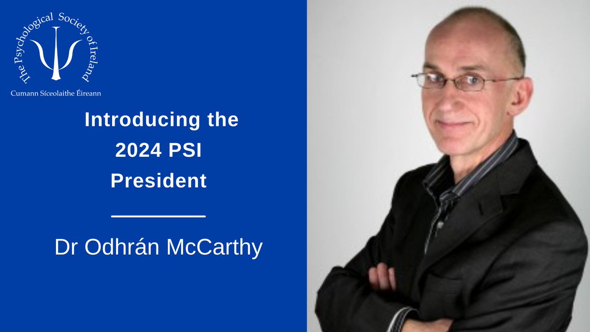 We are delighted to announce that Dr Odhrán McCarthy (@MccarthyOdhran) has been named as PSI President for 2024 at today's AGM. Congratulations Odhrán! 👏
#MyPSI