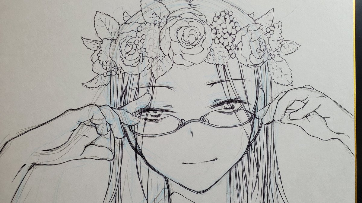 なんとかペン入れが終わったけどここから着彩に入ろうと思うけどどうやって色をつけたらいいか見当もつかない
ヘタに塗らないほうがいいのかもしれない しかし うーん えーと… 