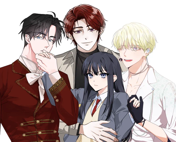 동기들이랑 졸작 등장인물들로 양보없는 뭐시기 했어요 