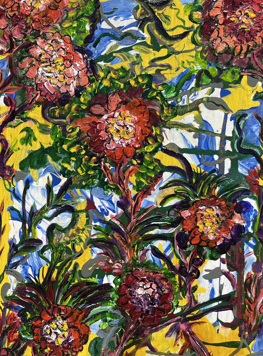 olimartwork's tweet photo. Flowers exist in so many different ways. Whether growing wild like weeds in a field or being meticulously placed in a garden, they effortlessly bring so much to this world. Life, beauty, fragrance, joy, &amp; much more.

What’s your favorite flower?🌹

#nftart #NFTartists #NFTartwork https://t.co/2ik8w4qZjo