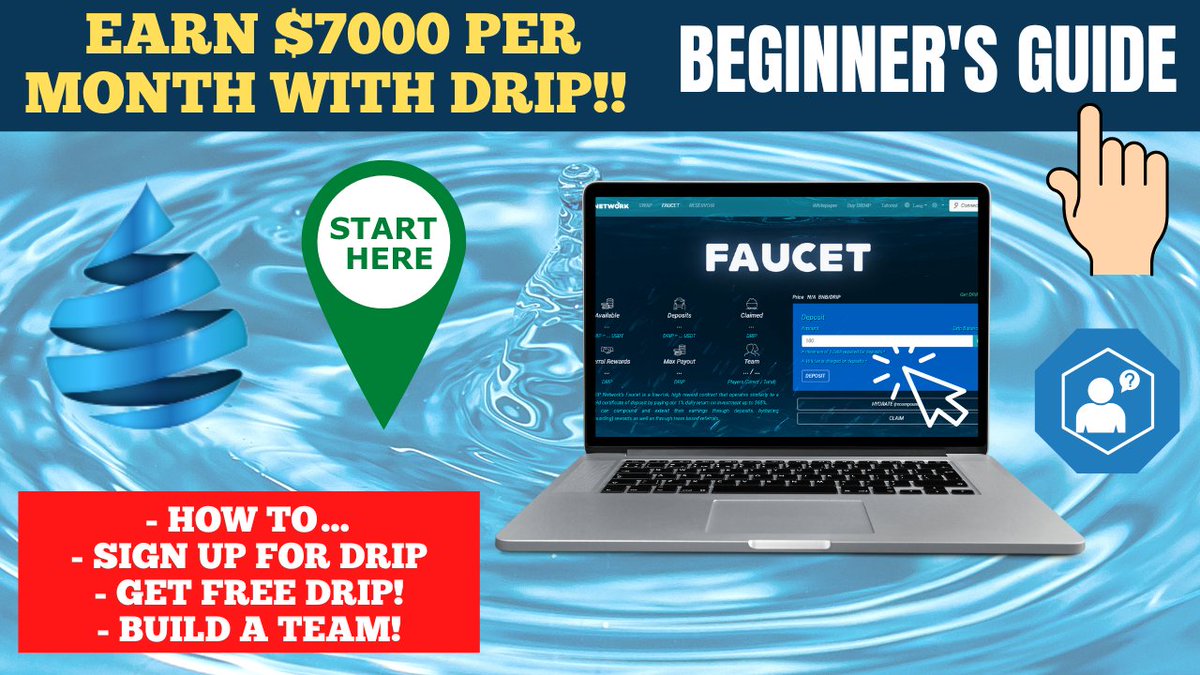 💦 Drip is the King of DeFi! 

⚠️If you are not already in Drip, then my latest video is the only tutorial you need to get started with Drip Network.

✅Find out how I make $7,000 per month with Drip, and how you can do it too!

🎥Video: youtu.be/cGirX2kPhmk