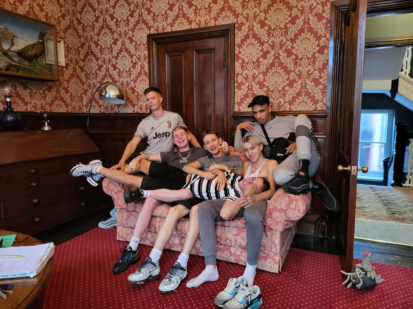 At #cardiffpride with the @hungyoungbrit boys! Who fancies filming with one of these lovely lads? @reecemckenzieuk @ChavyScally @jbsketchuk @joshyboy_uk @english_twink2 https://t.co/d8d7btQ2aa