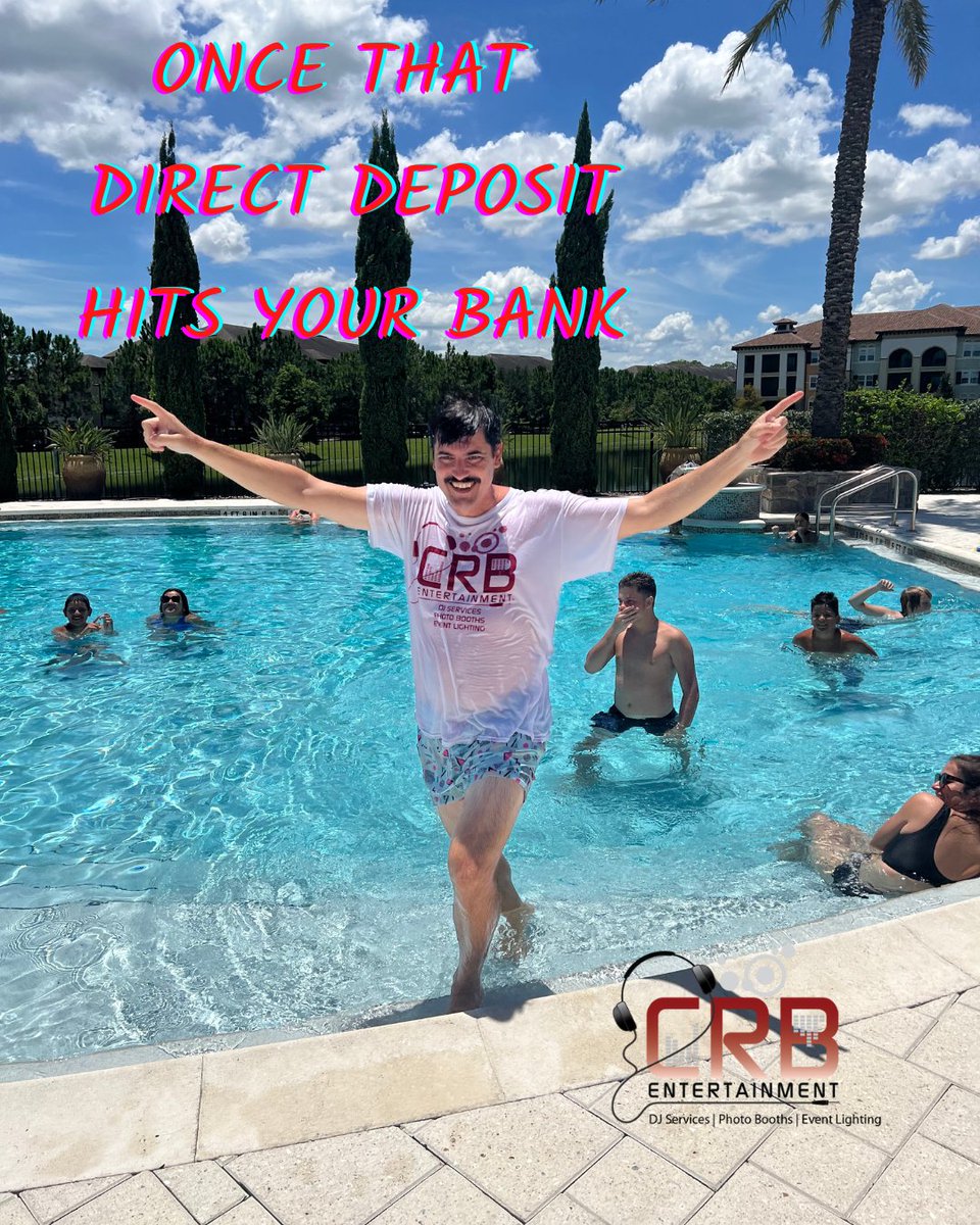 DJCliFFBeLL's tweet photo. Happy Friday everyone!!   Make it a good one!!!  
.
.
#Orlando #OrlandoFL #JacksonvilleFL #TampaEvents #WestPalmBeach #HoA  #ClearWaterFL #Tampa #PropertyManagement #CommunityManagers #CoolEvents #ResidentEvents #MultiFamily #ApartmentLiving https://t.co/OuHDqu3lEv