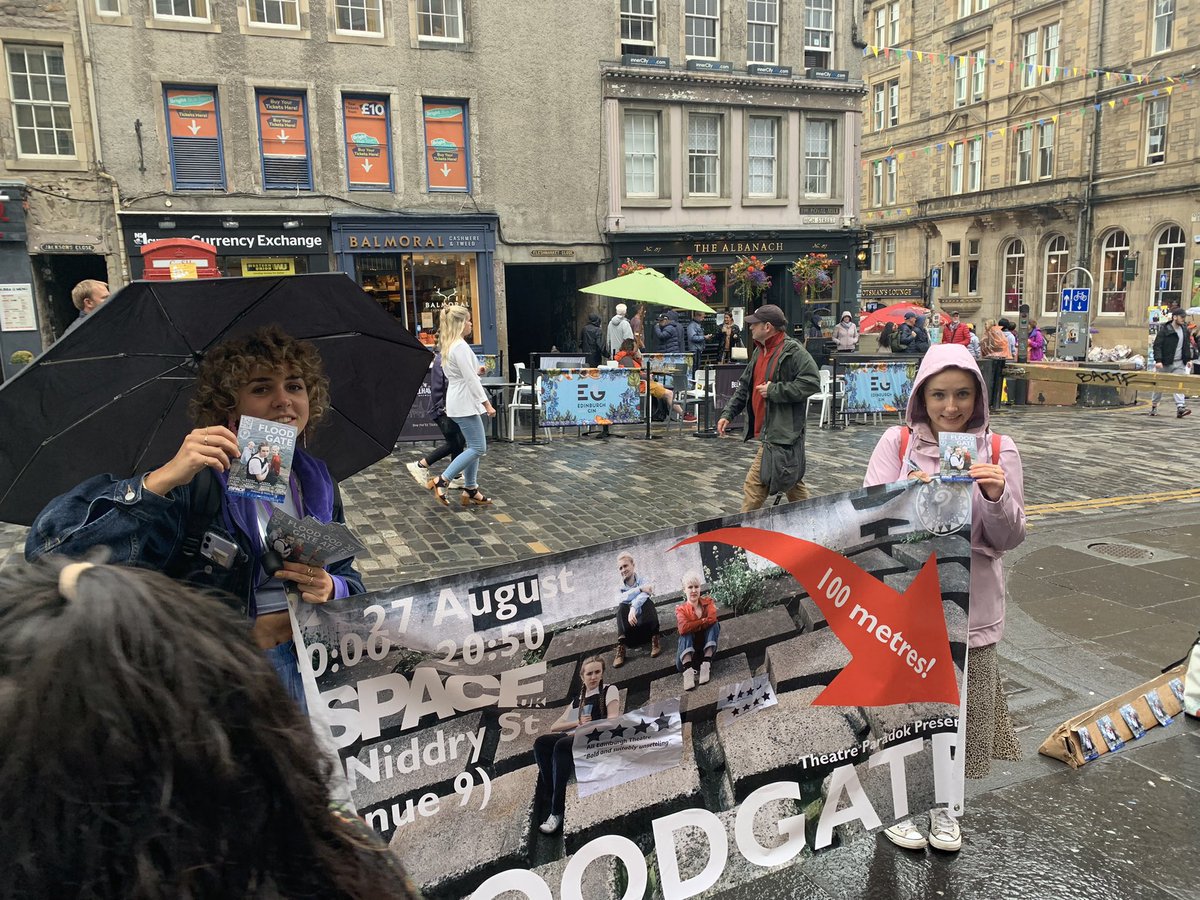 floodgatefringe's tweet photo. We’re back - 2 nights left. Family drama about climate change.  #edfringe #EdFringe22 

https://t.co/7hzYBXxJ2T https://t.co/EVkM0tZOwE
