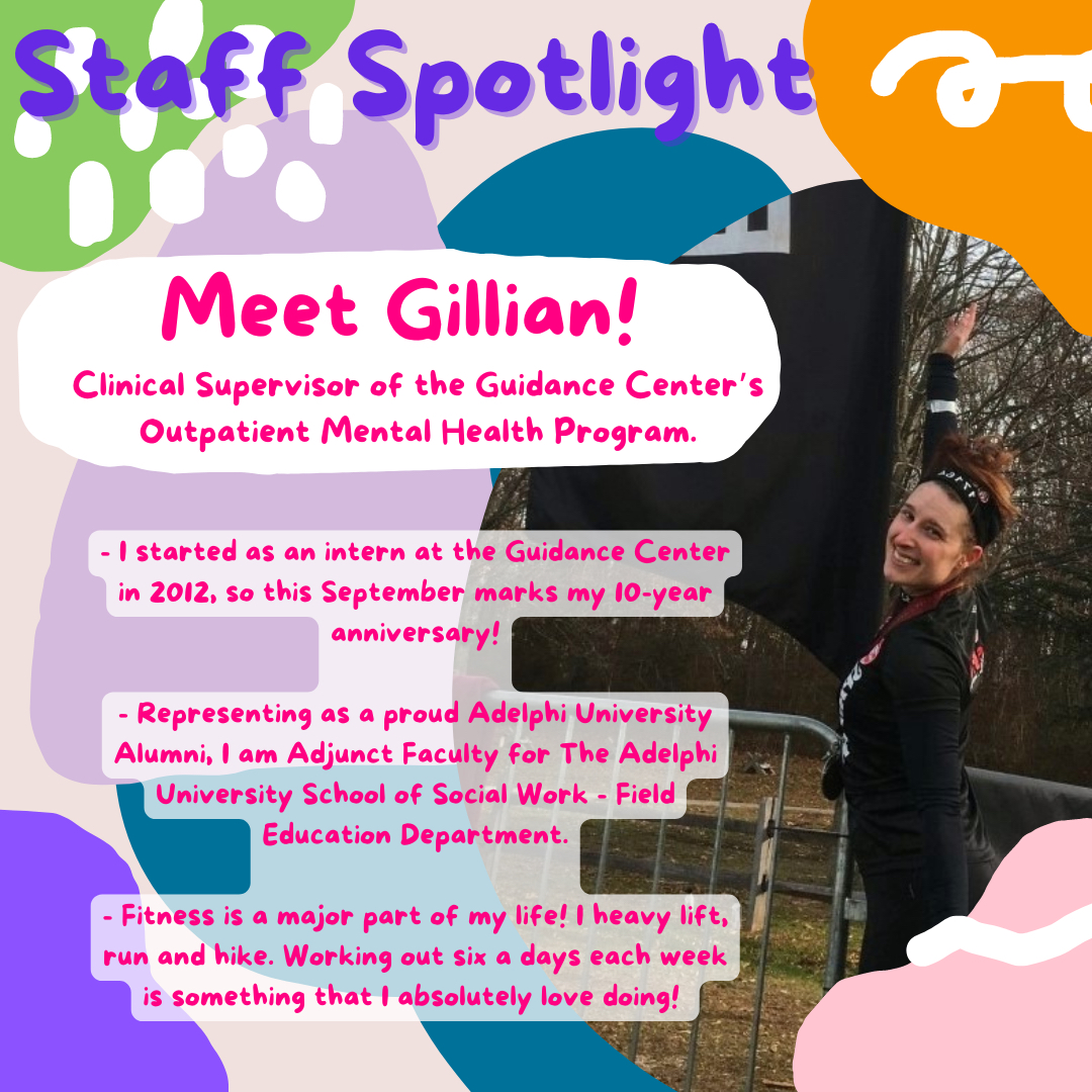 Gillian Uhl has had a variety of roles in her decade at  the Guidance Center. Her most recent: She is now Co-Leader of our Wilderness Program, which takes adolescents on hikes to promote confidence, social skills and self-esteem.#guidanceli #childrensmentalhealth #socialworker