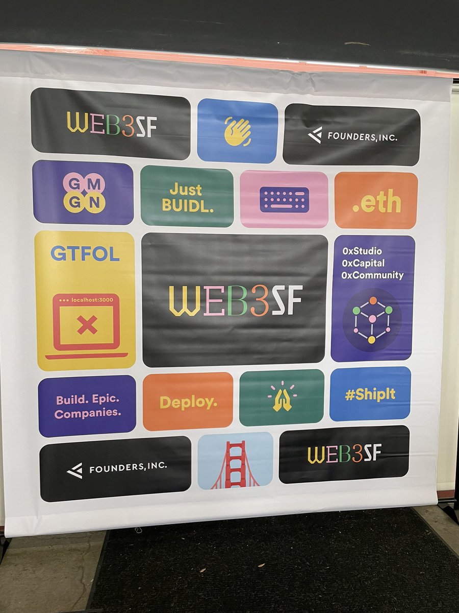 FurqanR's tweet photo. Calm before the storm #web3SF https://t.co/IjXvNNvIky