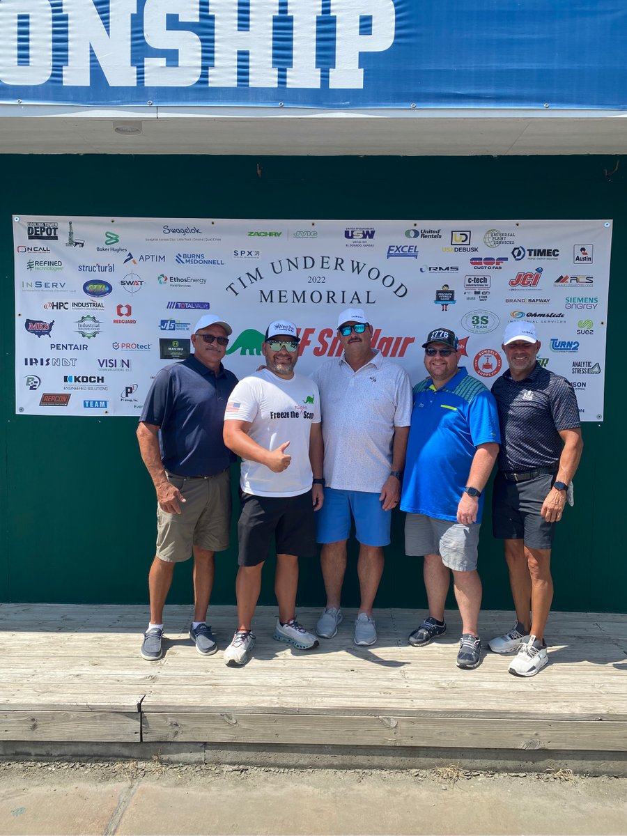 WestProLLC's tweet photo. Team WestPro and InServ had a blast supporting the Tim Underwood Memorial Golf Tournament! #TeamWestPro #OneInServ #GreatestProfessionals https://t.co/epCd5Vpmy4