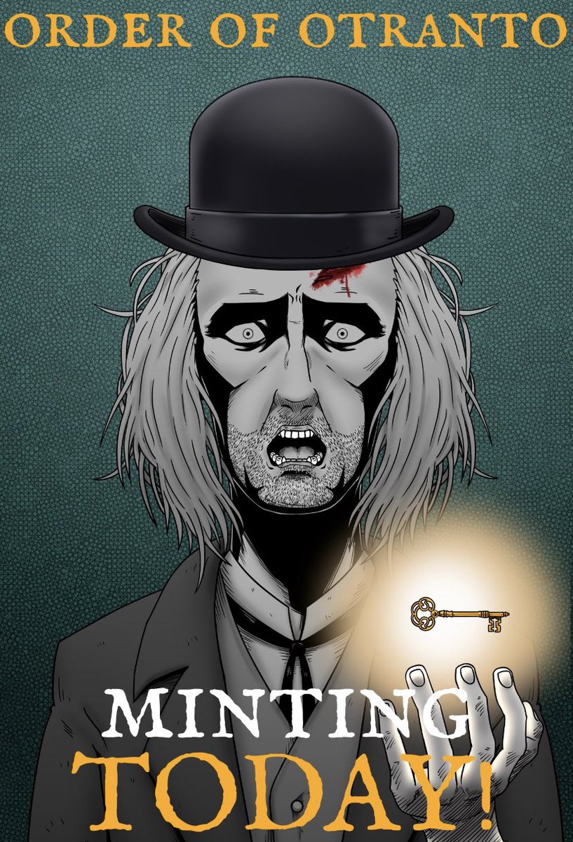 OrderofOtranto's tweet photo. Get your freak on, Frens! It’s Freaky Friday!!
Pop on by. We’re minting today!
https://t.co/rLmfyF5x8z
#chfr #tgif #mint #minting #livemint #nft #nftcommunity #cnftcommunity #lfg https://t.co/Fevb0FmnfX