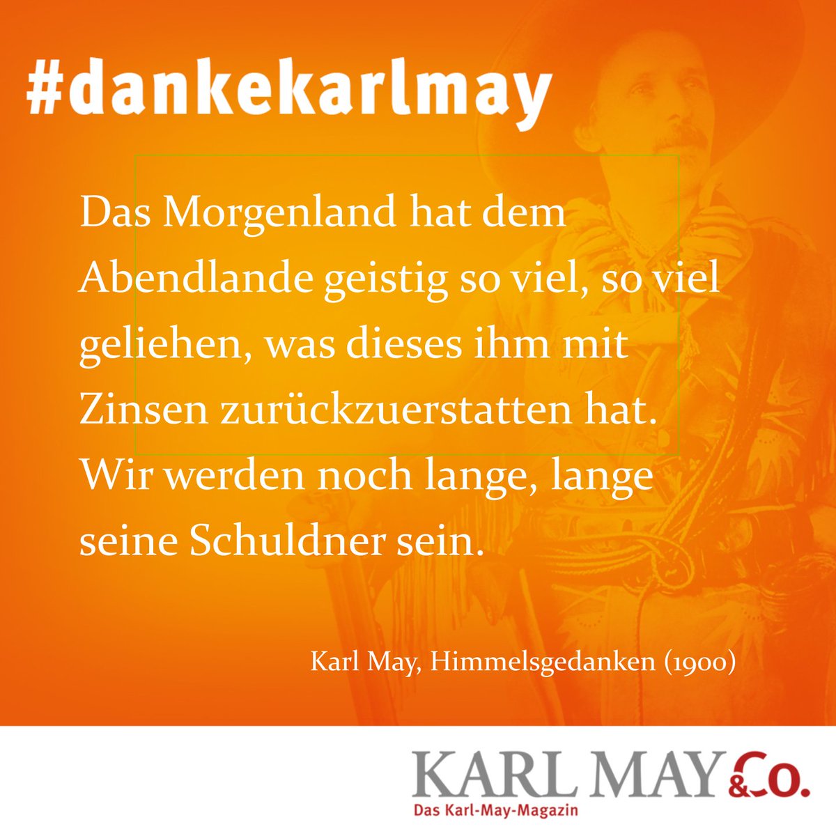 irmi_el's tweet photo. An alle, die am rechten Rand fischen: Finger weg von Karl und Winnetou. Mit Eurer braunen Soße haben die beiden nichts, aber auch gar nichts zu tun.
#KarlMay #Winnetou #karabennemsi #Orient #noAfD #keinenmillimeternachrechts https://t.co/red7T9pmKe