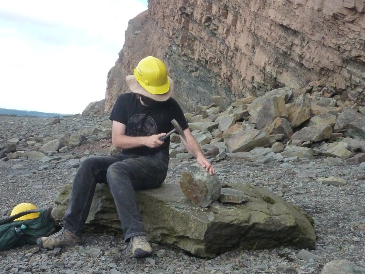 Hillary Maddin (@evo_deva) on Twitter photo Welcome Dr. McFeeters! Seen here in the Jurassic and Carboniferous of Nova Scotia, though he'd take the Cretaceous any day ;). Exquisite thesis completed on the ontogeny and morphology braincases of hadrosaurs, with evolutionary implications. #MaddinLab <a href="/ErthSciCarleton/">Carleton Earth Sciences</a> Welcome Dr. McFeeters! Seen here in the Jurassic and Carboniferous of Nova Scotia, though he'd take the Cretaceous any day ;). Exquisite thesis completed on the ontogeny and morphology braincases of hadrosaurs, with evolutionary implications. #MaddinLab <a href="/ErthSciCarleton/">Carleton Earth Sciences</a>