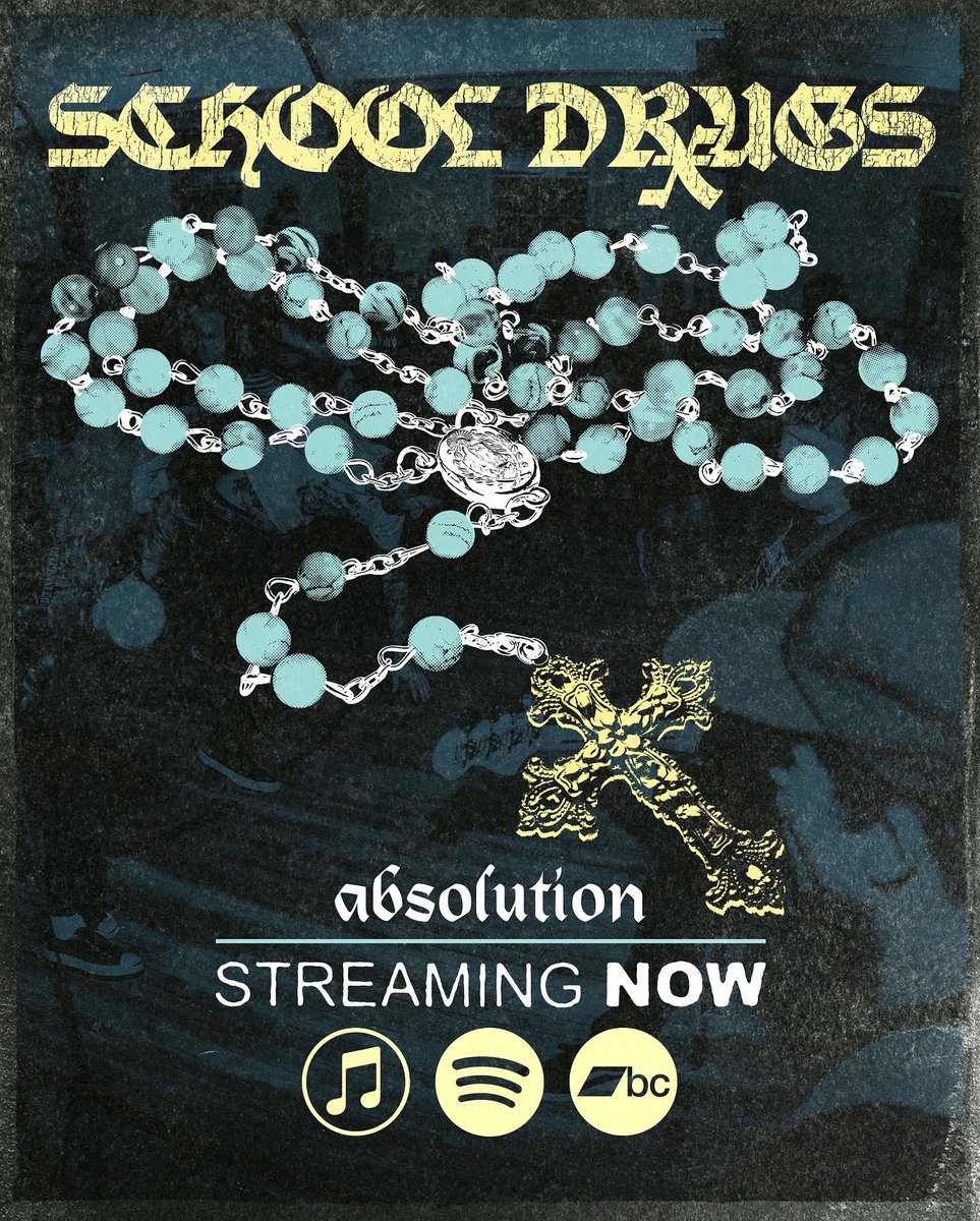 schooldrugsnj's tweet photo. Absolution OUT NOW 🥀 💊
.
.
.
#punk #hardcore #hardcorepunk #emo #goth #punkrock #schooldrugs #absolution #indecisionrecords #punks #punx https://t.co/Fv0LpjDfJP