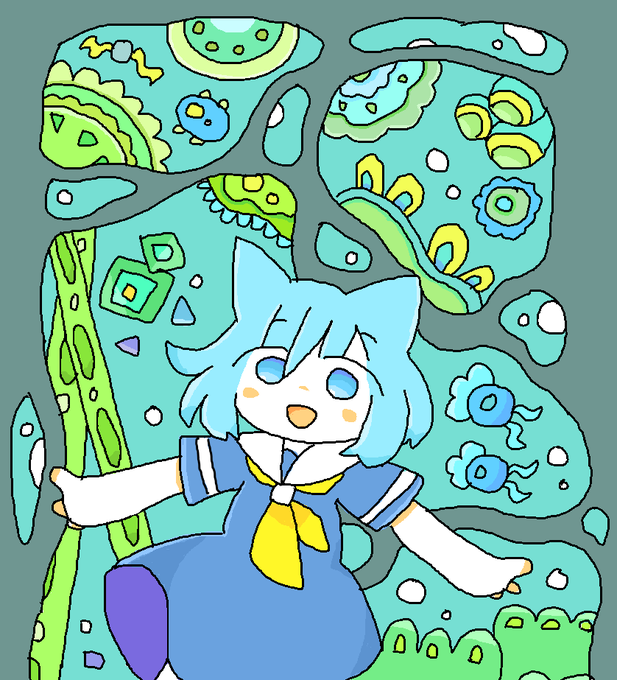 「blue hair coral」 illustration images(Latest)