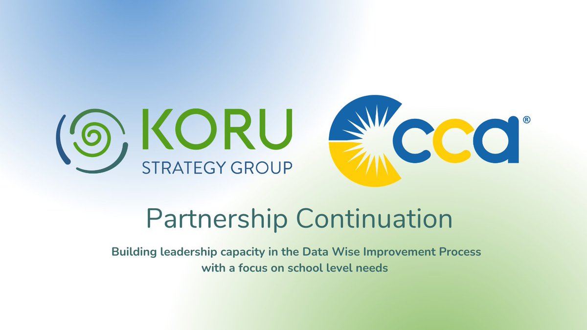 korustrategy's tweet photo. Excited to continue our partnership with @CommCharterAcad! This year we're building on the readiness work accomplished with regional directors and principals and focusing on building leadership capacity at the school level in the #DataWiseImprovementProcess. https://t.co/EDgZlthA43