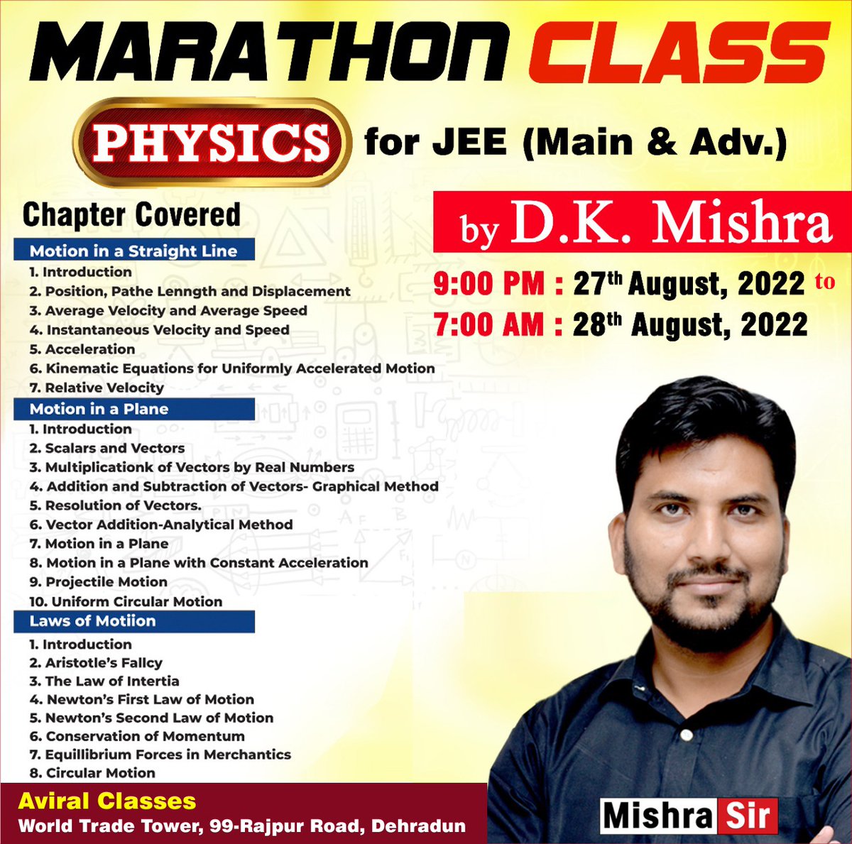 DhananjaiKm's tweet photo. #livePhysics #Physics #jeephysics #neetphysics #classxii #ncert #nootanphysics #cbse #isc 
#live #mishrasir https://t.co/LJO4d8IbYU