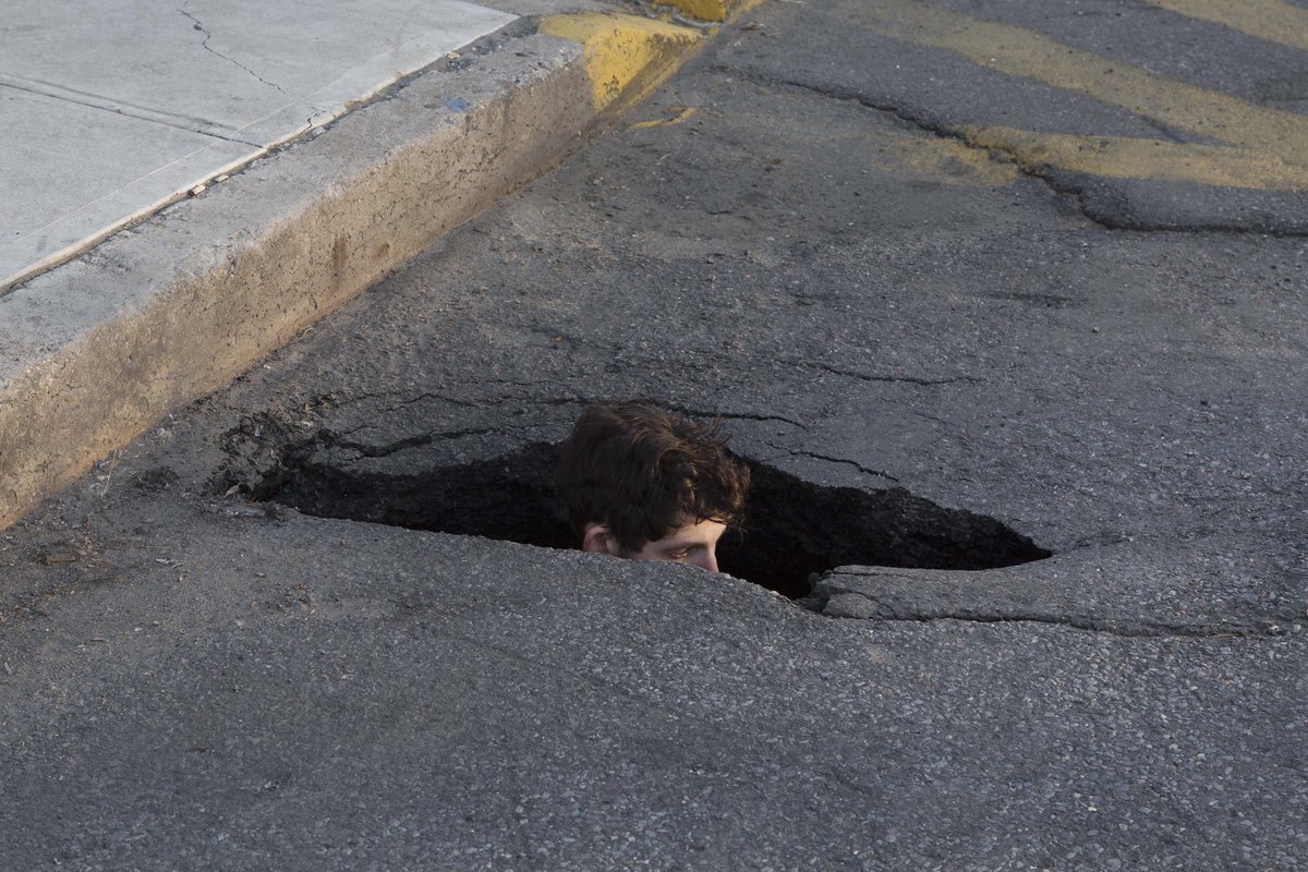 ben_zank's tweet photo. If you see a sinkhole let me know https://t.co/5XMJ9e2IBT