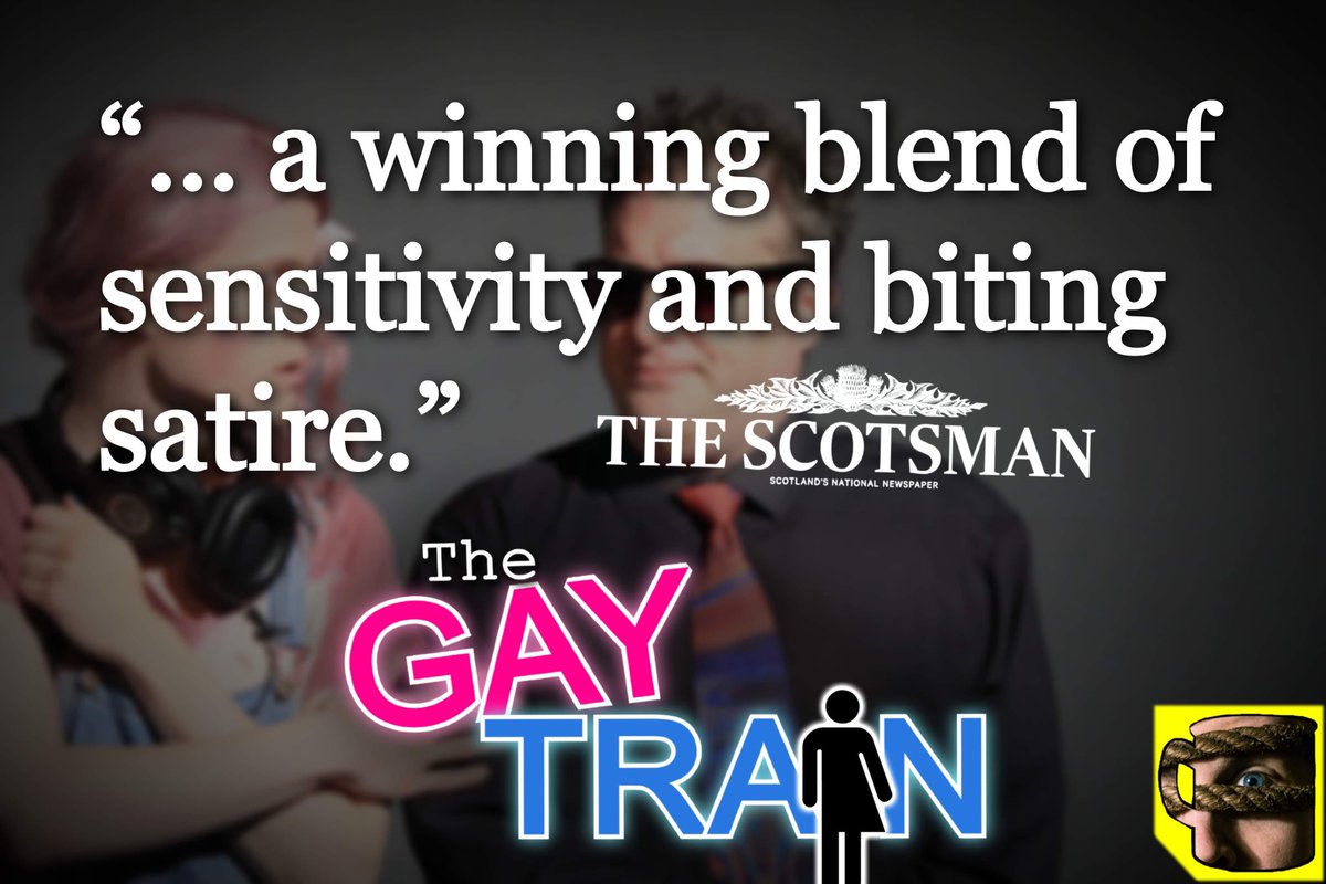 Feeling very proud ❤️❤️❤️
Thank you <a href="/thelatedave/">David Pollock</a> 🙏
The Scotsman, no less!!🎉
Only 3 shows left. 
Come to RSE at 8:10 between now and Monday to catch this funny, poignant and RELEVANT play. <a href="/The_Gay_Train/">The Gay Train (YellowMugTheatre)</a> 🏳️‍⚧️

tickets.edfringe.com/whats-on#q=%22…
#edfringe #EdFringe22
