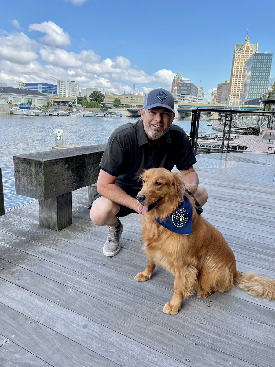 A man and his dog. #ranger1stroadtrip #InternationalDogDay
