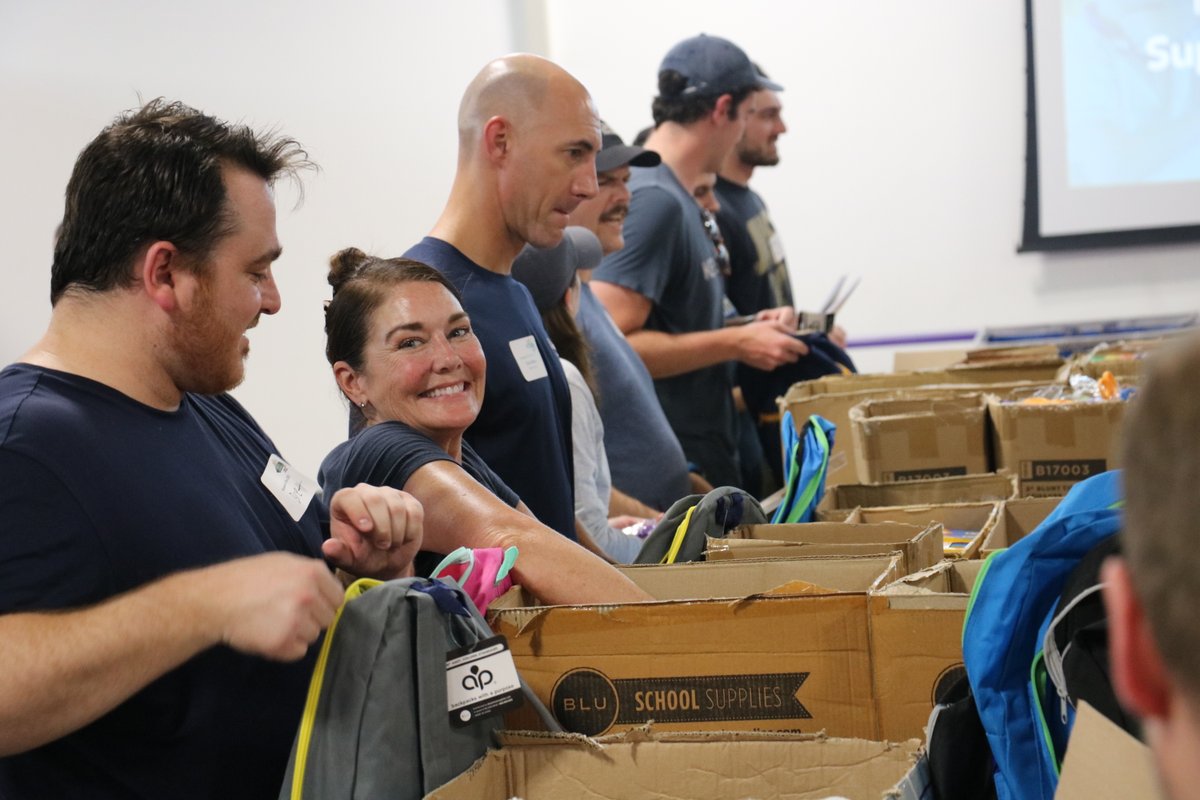 c2cboston's tweet photo. Thank you, @BainCapital, for being a Gold Supporter of our #ReadyforLearning initiative and for joining our Backpack-A-Thon event to help stuff backpacks for local children!
#cradlestocrayons #school #backtoschool #backpackathon https://t.co/73SNRRPF9P