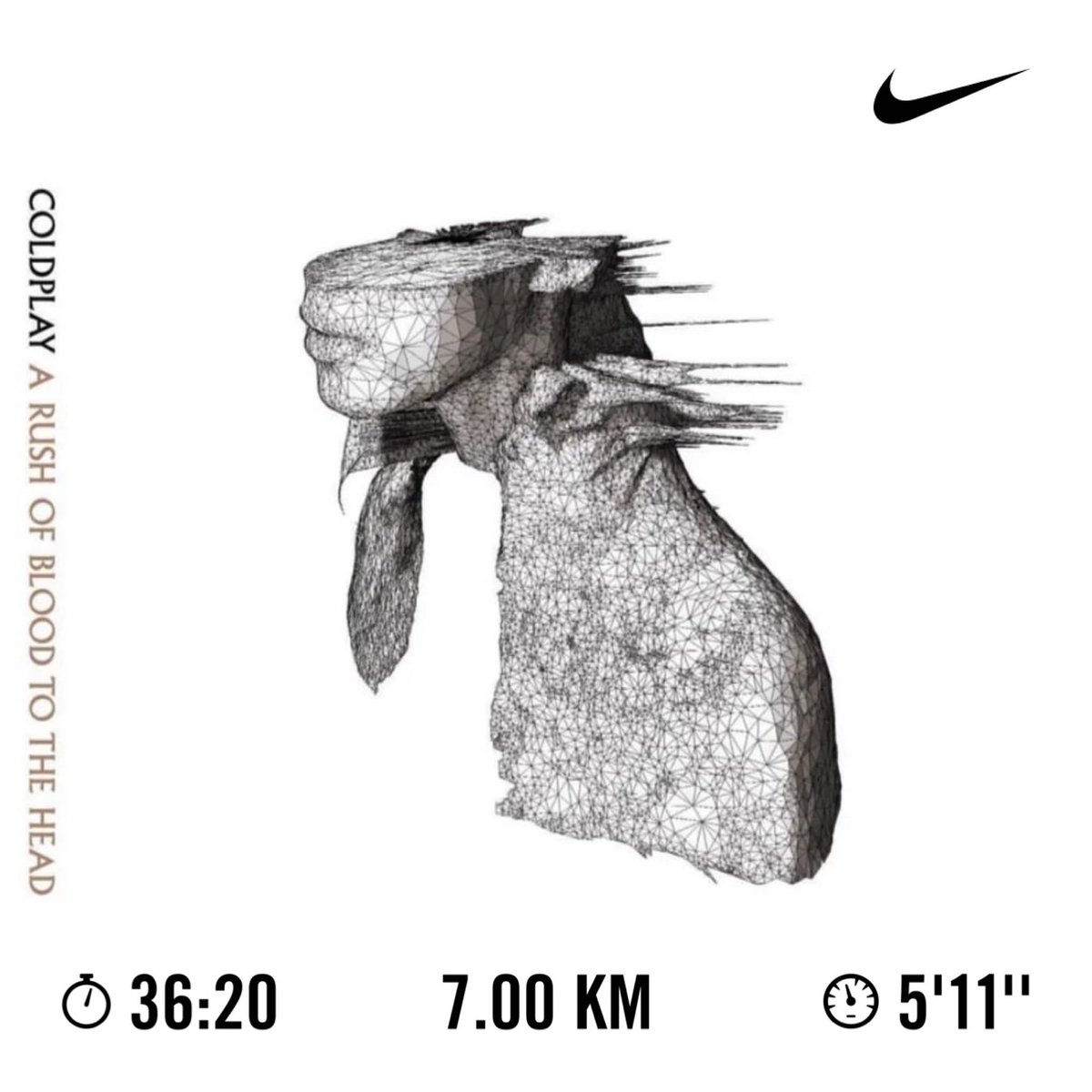 A RUSH OF BLOOD TO THE HEAD // Coldplay // 26 • 08 • 2002
#ARushOfBloodToTheHead20 #Coldplay #NRC #Running #NikeRunning #ComeRunWithUs #JustDoIt
