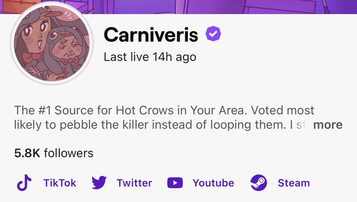 carniveris's tweet photo. After 7 weeks of waiting!!! Thank you so much for all of your support! Can’t wait for my first stream as a Twitch Partner tonight! https://t.co/ycsl7GUsyy