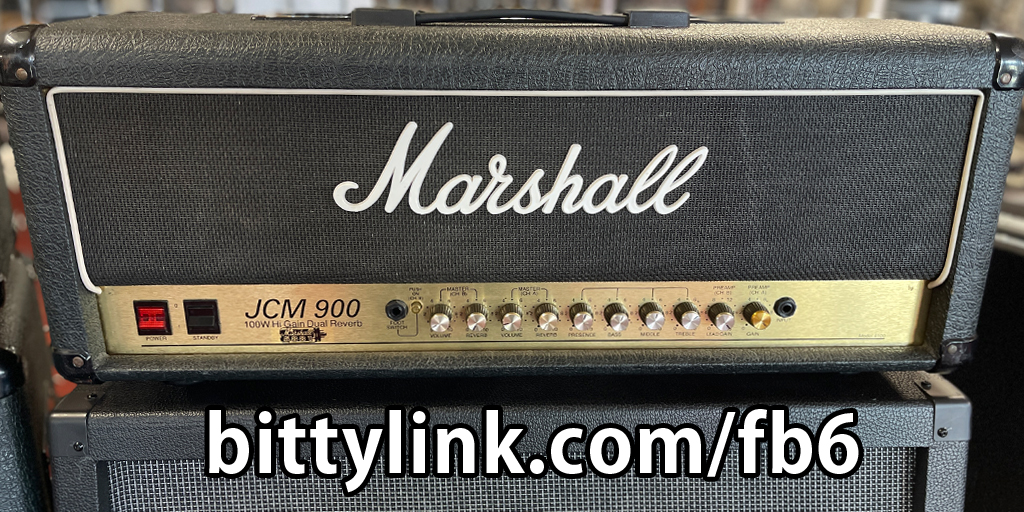 BrentsMusic's tweet photo. Used Marshall JCM900 (Model 4100) 5881 Power Section
1997 Marshall JCM900 4100 w/5881 Power Tubes! https://t.co/UyMr6uFDcC
