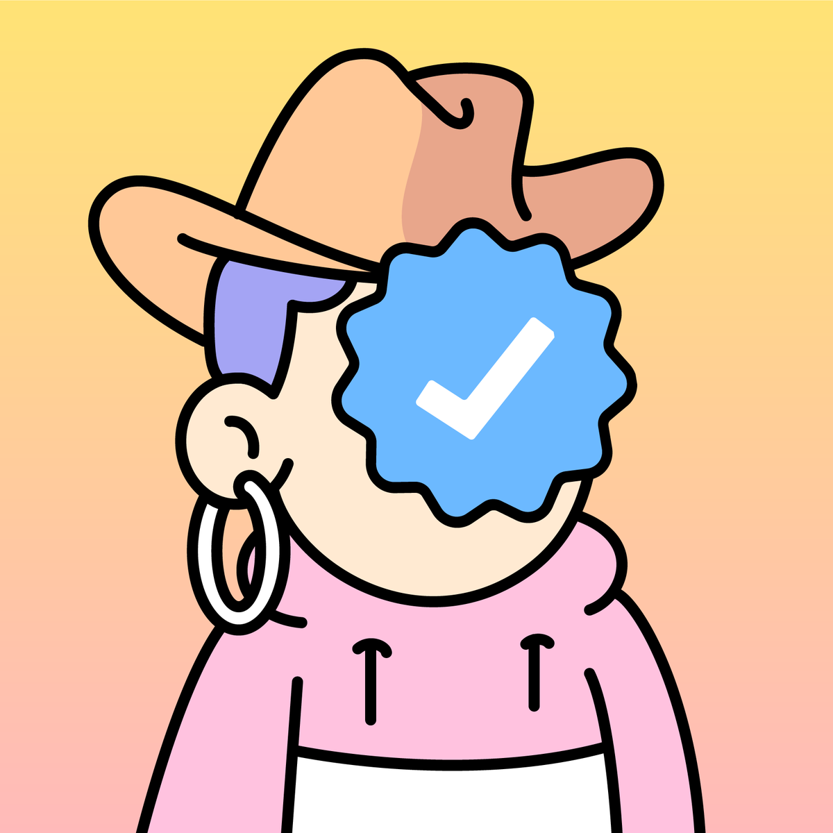 homuraboot's tweet photo. another addition to my @doodles gang!
i hv always wanted a cowboy hat doodle🤠, with blue tick☑️ & hoop piercing, this is made for dooplication & deserves a #FirstRainbow treatment 🌚🌈
#PassTheRainbow 🌈
someone pls buy my sandbox LANDs, needa free more liquidity b4 doodles moon https://t.co/2lry9DHse5