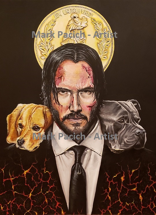 MarkPacich's tweet photo. Happy International Dog Day.  #dog #InternationalDogDay #InternationalDogDay2022 #InternationalDogsDay #pet #johnwick #ceberus #johnwick4 #johnwick2 #johnwick3 #parabellum #keanureeves @keanuthings @KeanuReevesOrg #art #Artist #artistsontwitter #ArtistOnTwitter https://t.co/t18Mb5BaTn