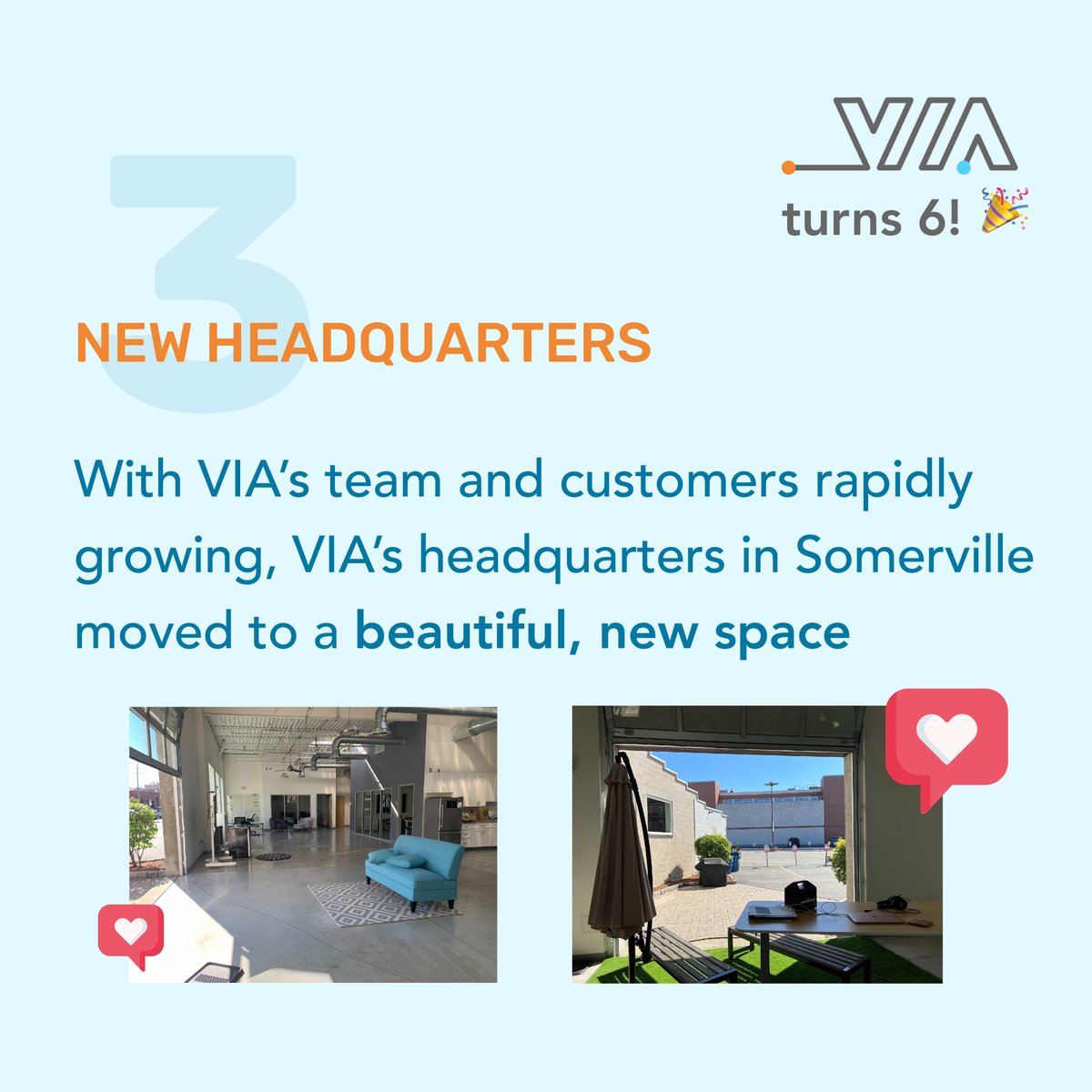 Today marks 6️⃣ years since VIA was founded! Over the past six years, we have accomplished major milestones, welcomed new #VIAneers, and laid the foundation for what will surely be years of success. Join us in remembering the top 6️⃣  accomplishments in the past 12 months…(1/2)