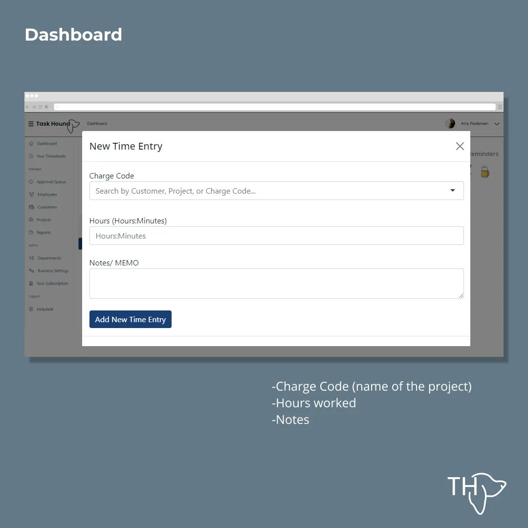 ItsTaskHound's tweet image. It’s time to put your time in the system, is direct in your dashboard just click the  + New time Entry 
just select the project that you been working, put the hours and the notes, just with that 3 steps your hours will be in the system. :D  
#TimeIsSimple #TaskHound #startup #
