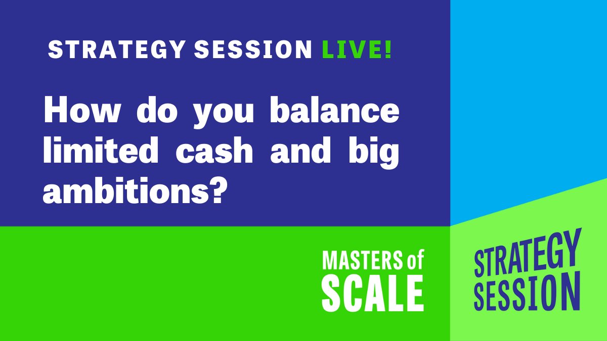 mastersofscale's tweet photo. .@ReidHoffman and @rSafian answer questions from small business owners in the Masters of Scale community on the latest Strategy Session.
https://t.co/l1qNcBDwXb https://t.co/akKggM0QSN
