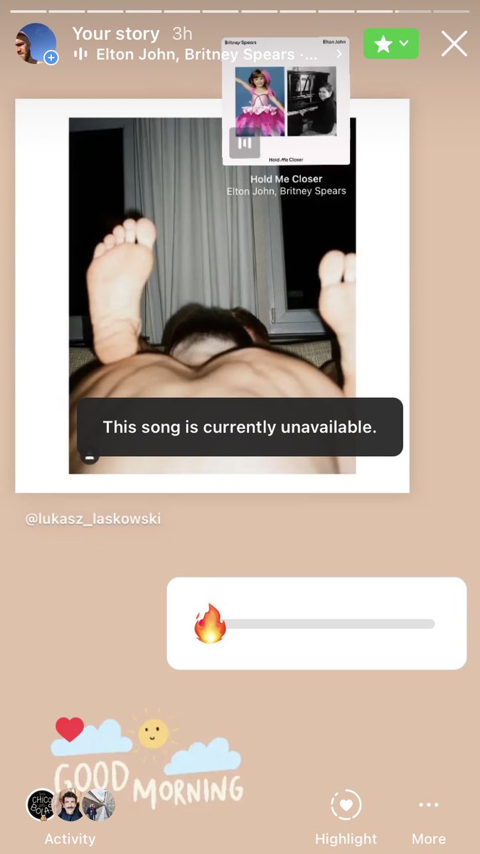 pollo_jc's tweet image. QUÉ es este sabotage a #HoldMeCloser #Promoney @britneyspears @eltonofficial ✨✨✨✨✨🫶