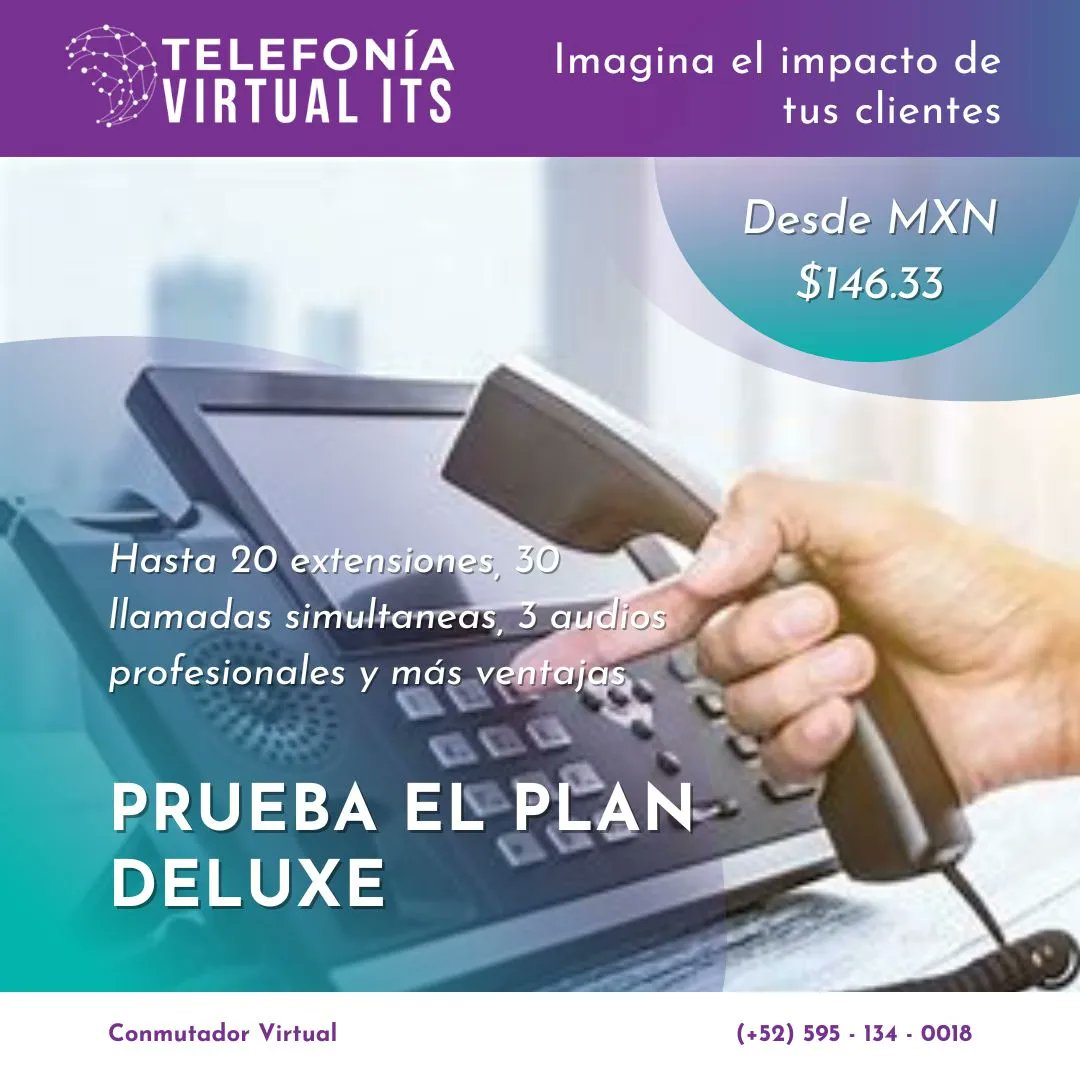 TelefonVirtual's tweet photo. Adquiere un conmutador virtual que atienda a tus clientes por ti.

Contrata aquí: https://t.co/DzpYy4aMwF 

#comunicacion #digital https://t.co/6RRGzjw4Z8