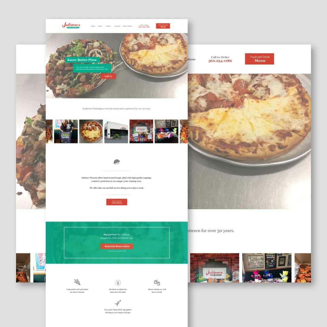 Webfor's tweet photo. Who wouldn't want to build a website for pizza? 🍕 We kept this one simple and focused (on the pizza of course!) #WebDesign #WebsiteDesign #DesignTrends #NewWebsite #LocationPage #CRO #ConversionRateOptimization #UX #UserExperience #design https://t.co/uSjqWiPjho