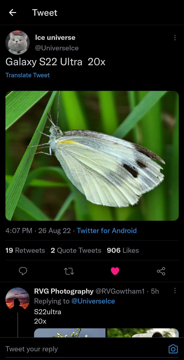 a_sed_captain's tweet photo. @StephenD2506 @roh_serano @UniverseIce Yea 100x maybe a gimmick but 20x and 30x is not and if you dont have a capable phone you never take this photo but if you have it in your pocket it opens a lot of doors https://t.co/YgIe5owzJp