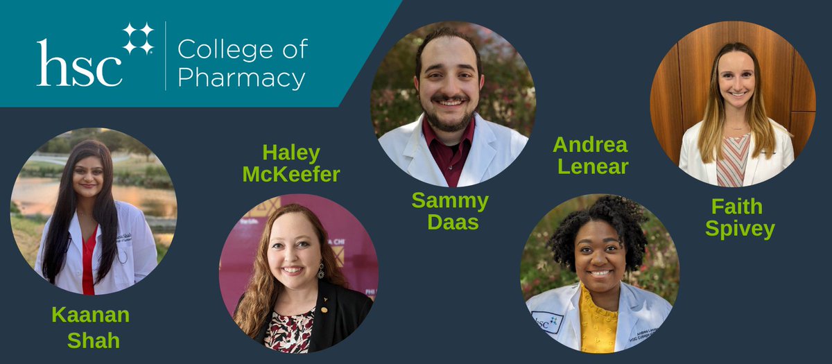 UNTHealth_Pharm's tweet photo. Our students continue to impress with leadership development roles. #HSCproud 

⭐ Kaanan Shah, SSHP President, was named Vice Chair, @TSHP_org Student Exec Committee 

⭐ Haley McKeefer, Vice Chair, &amp; Sammy Daas, Andrea Lenear &amp; Faith Spivey - @ASHPsshp Student Forum committees https://t.co/l5Pxtf8nmp