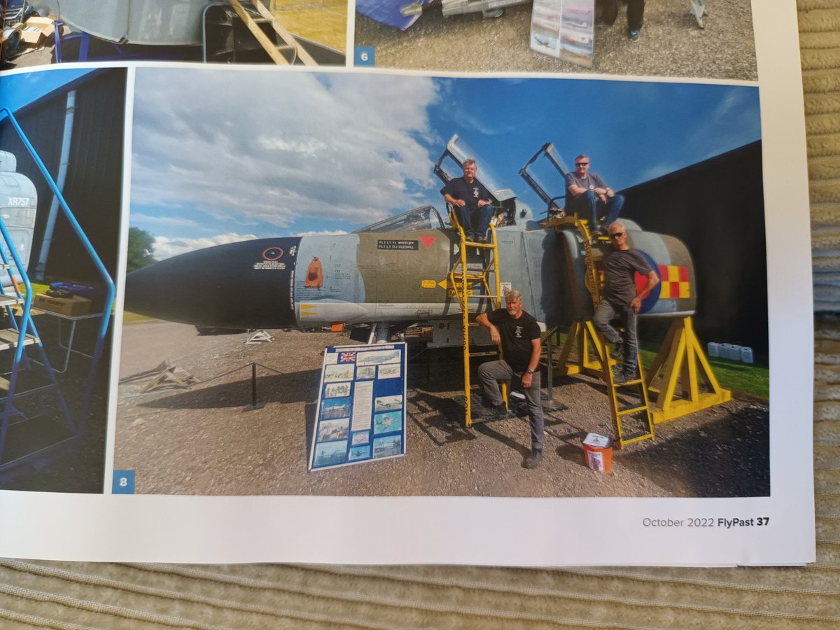 For the second time in three months, the BPAG Chippendales have made it into the pages of @FlyPastMag. Apologies to @PublishingKey and @NewarkAirMus for any distress caused.